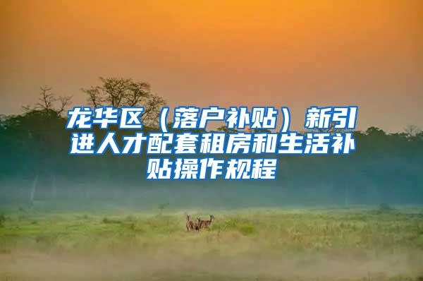 龙华区（落户补贴）新引进人才配套租房和生活补贴操作规程