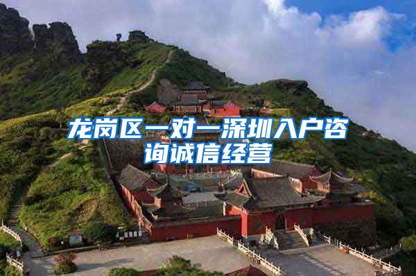 龙岗区一对一深圳入户咨询诚信经营