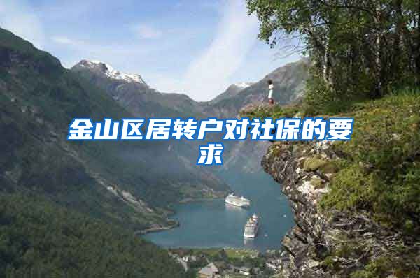 金山区居转户对社保的要求